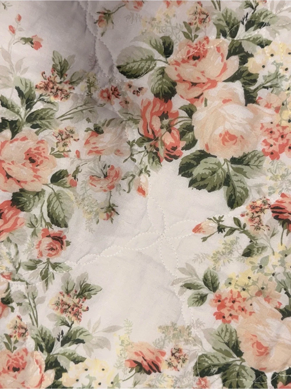 Vintage Laura Ashley for Revman Floral Twin Quilt & Sham Cotton Rare